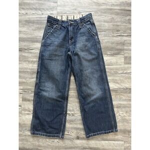 Youth Levi's Carpenter Jeans Size 26x26.5 Wide Leg Vintage Denim